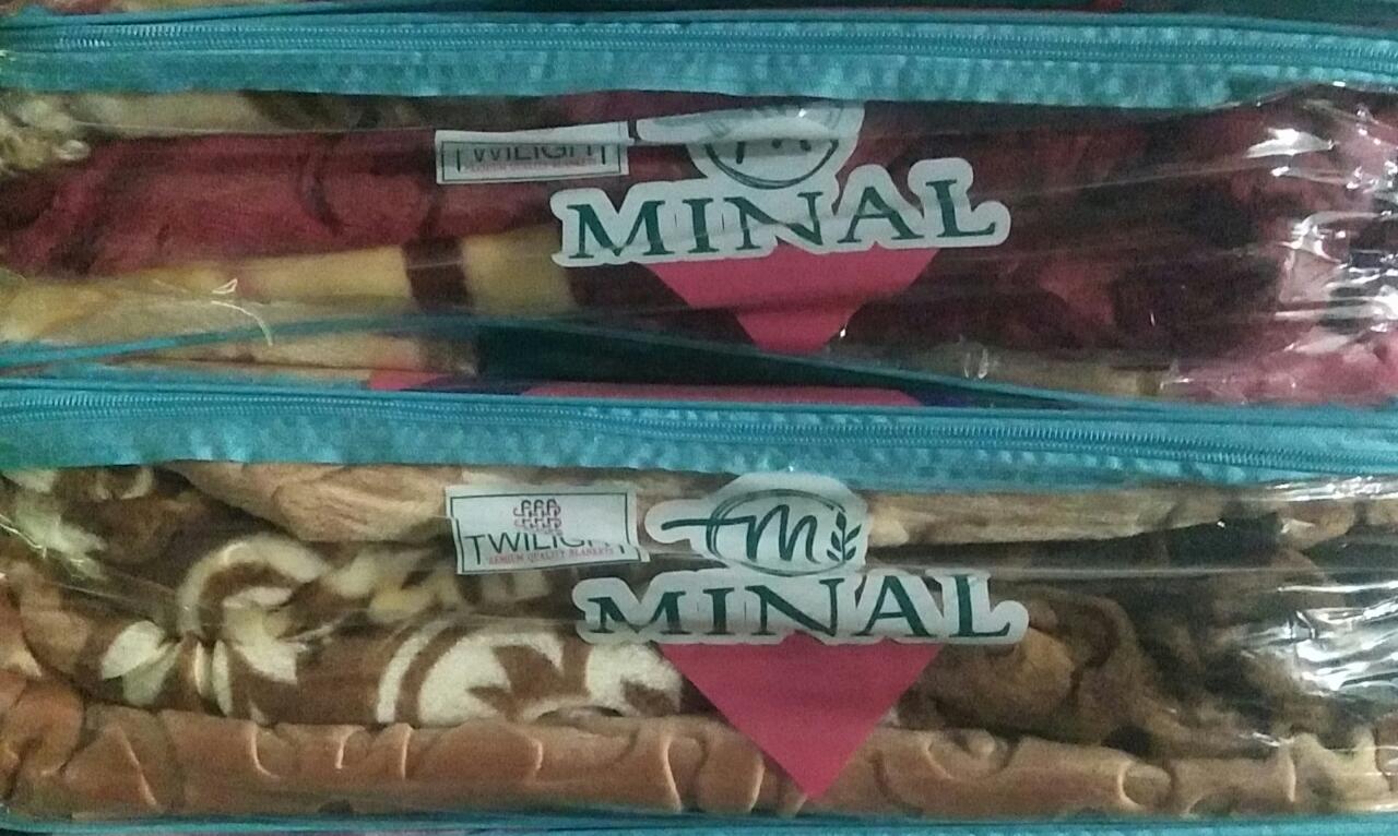 MINAL DOUBLE BED  2 PLY  7 PCS