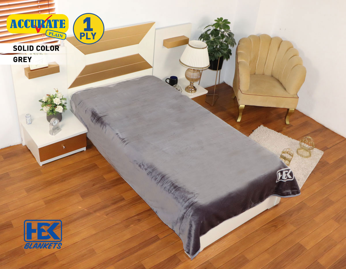 Accurate Plain 1 Ply Single Bed Blanket HBK