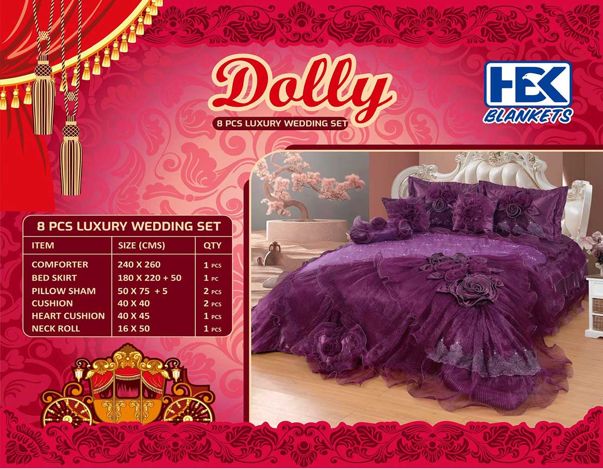 Dolly Flex 8pcs Wedding Set Gift Box HBK