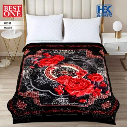 Best One 2 Ply Double Bed Embossed Blanket HBK Blankets