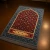 AL SAJDA (RBP) Heavy Quilted Emb Prayer Mat (1.3 Kg) Without Bag ( 80*120 ) Bail Packing 50 pcs