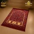AL SAJDA With Fancy Long Bag (RBP) Heavy Quilted  Prayer Mat (1.3 Kg) ( 80*120 ) Bail Pack 30 pcs