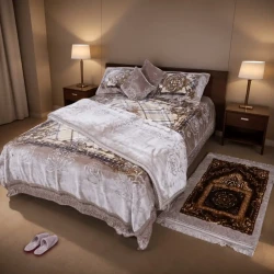 ARZOO 7 PCS BEDSHEET SET BOX (PLUSHMINK)