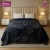 GOLDEN DREAM CLOUDY Flannel ( RBP ) 1 Ply Double Bed Emb Blanket