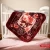 ROYAL BABY  PRINTED EMBOSSED  COT 1 PLY BABY BLANKETS