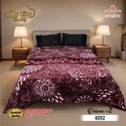 SKY KING CLOUDY DOUBLE BED 2 PLY BLANKET  4.75kg  ( 220 X 240 ) RBP