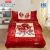 Super Cloudy Embossed 4Pcs Bed Cover Set with 2 Ply Blanket HBK