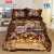 Super Cloudy Embossed 4Pcs Bed Cover Set with 2 Ply Blanket HBK