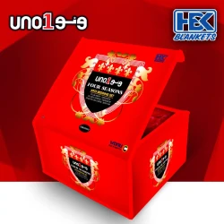 Uno-1 Embossed 4 Pcs Bed Cover Set With 1 Ply Blanket (UAE) HBK, 9 kg, 200*240CMs.
