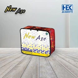 New Age 2 Ply Double Bed Embossed Blanket 6PCS,  3.50kg, 200 x 240 CMS