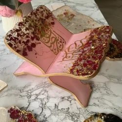 RESIN ART QURAN PAK REHAL PREMIUM (Customisation Available )