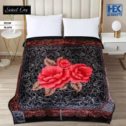 Select One 2 Ply Double Bed Embossed Blanket  HBK Blankets