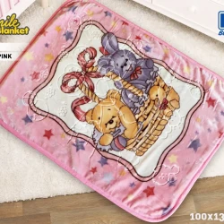 Smile Baby 2 Ply Embossed Blanket. 080kg, 100 X 130 CMS HBK