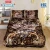 Super Cloudy Embossed 4Pcs Bed Cover Set with 2 Ply Blanket HBK