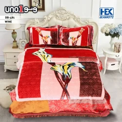 Uno-1 Embossed 4 Pcs Bed Cover Set With 1 Ply Blanket (UAE) HBK, 9 kg, 200*240CMs.